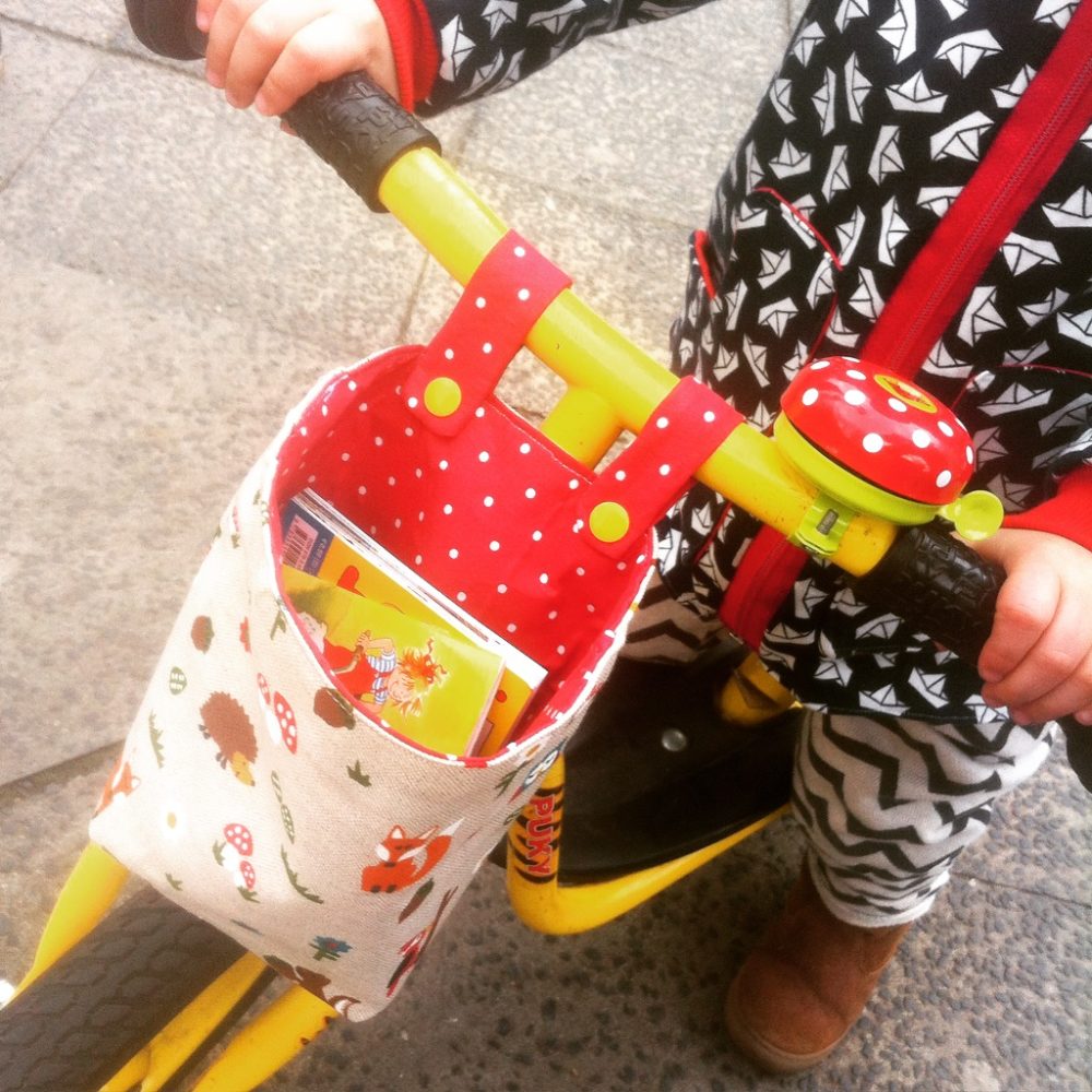 Eine Lenkertasche für das Laufrad nähen #diy